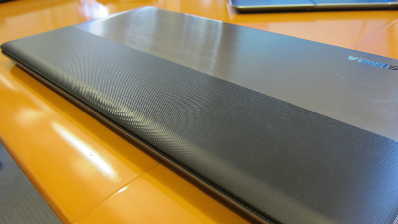 Illustration for article titled Toshiba Satellite U845W Hands On: Super-Wide Mutant Ultrabook for Movie-Lovers and Multitaskers